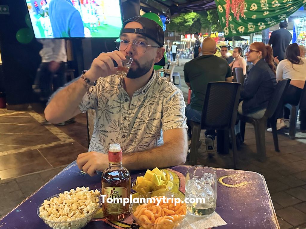 Bottle of rum Tom