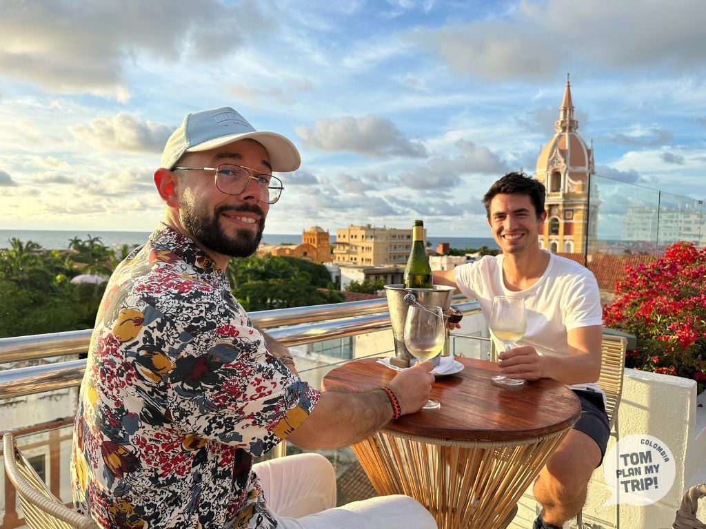 Movitch Rooftop in Cartagena Colombia - Eastern Caribbean Coast - Adrien y Tom