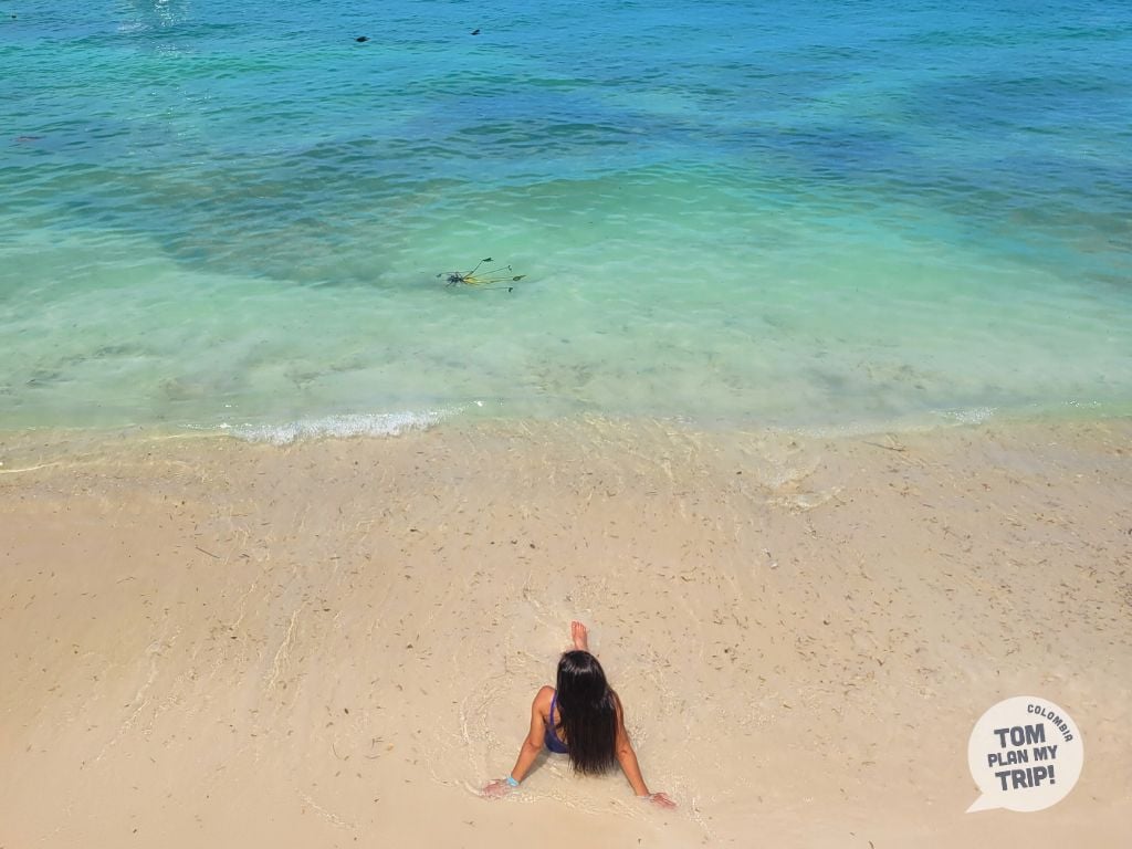 Papaya Beach in Isla Grande - Rosario Islands - Cartagena Colombia - Eastern Caribbean Coast